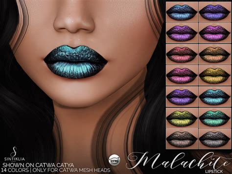 second life marketplace sintiklia lipstick malachite catwa