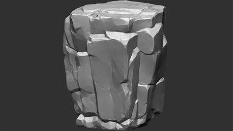 3d Mountain Rock Zbrush Sculpt 3d Model Cgtrader