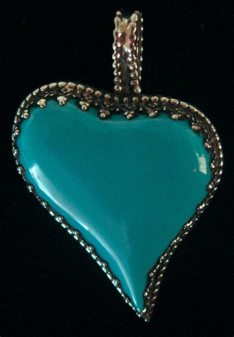 Sterling Silver And Turquoise Hart Sold Jewelry Turquoise Heart