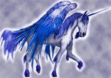 Winged Unicorn In The Mist By Aerynphoenix On Deviantart
