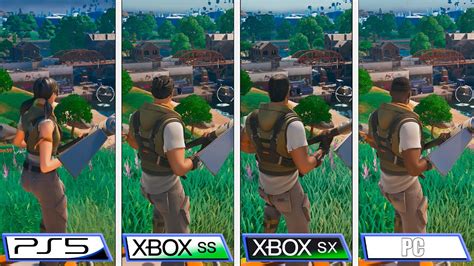 Fortnite Chapter 4 Xbox Series Sx Ps5 Pc Graphics Comparison