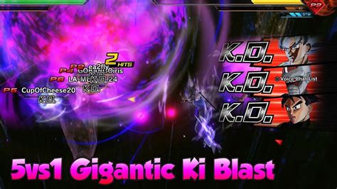 Gigantic Ki Blast Destroys 5v1 Crystal Raid Battle Dlc 8 Free Update