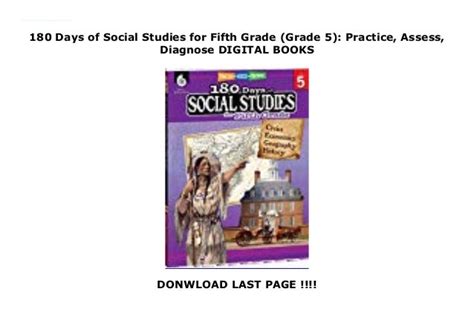 180 Days Of Social Studies For Fifth Grade Grade 5 Practice Assess