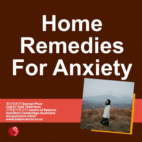Home Remedies For Anxiety Best Acupuncture Hamilton Nz