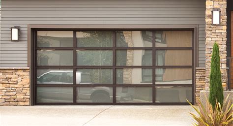 Frameless Glass Garage Doors Model 8450