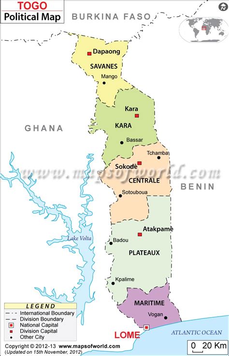 Mapa De Togo