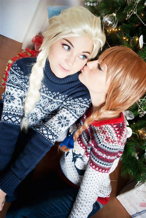 Sweet Kisses Sweet Kisses Cute Lesbian Couples Frozen Cosplay