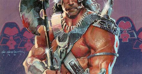 Marvel Comics Of The 1980s 1984 Conan The Barbarian Calendar By Bill