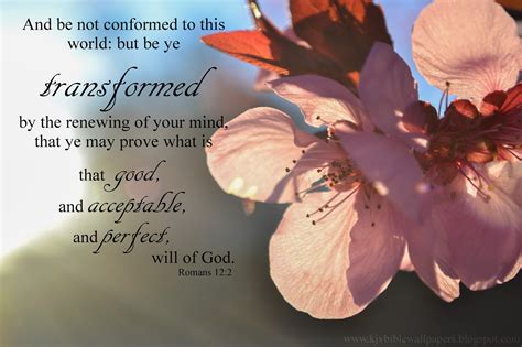 Kjv Bible Wallpapers Be Not Conformed To The World Romans 122