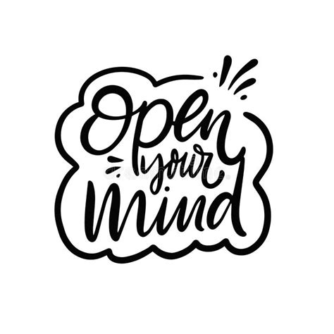 Now Open Phrase Hand Drawn Vector Lettering Isolated On Yellow
