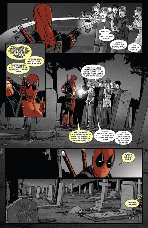Read Online Night Of The Living Deadpool Comic Issue 3