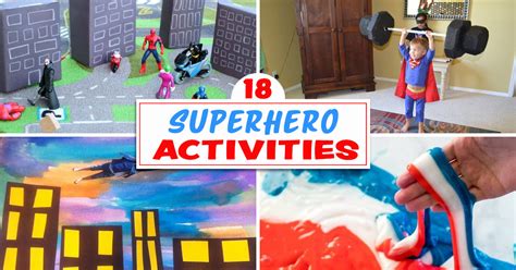 18 Fun And Easy Superhero Activity For Kids Hands On As We Grow