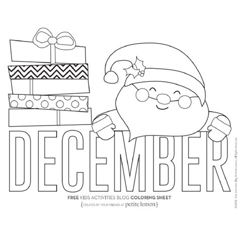 Festive Christmas Coloring Pages For Kids Perfect For December