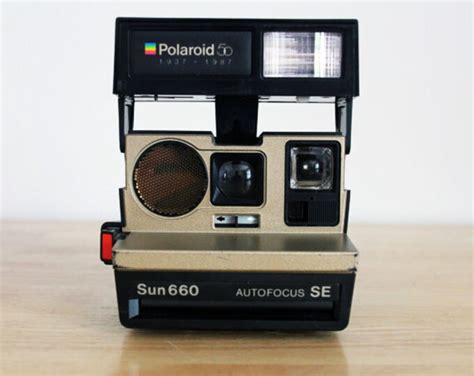 Polaroid Sun 660 50th Anniversary Edition Af Se Instant Film Etsy