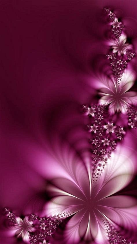 Download Adorable Pink Flower Digital Art Wallpaper