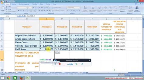 Formato De Ventas En Excel Promedio De Ventas En Excel Youtube Images