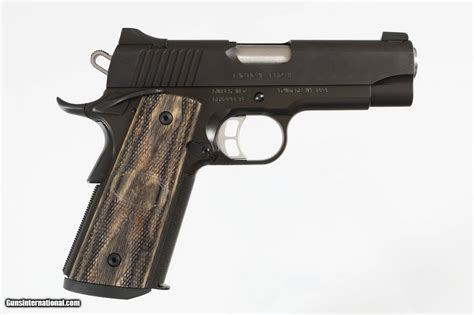 Kimber 1911 Tactical Pro Ii 4 45acp Black Finish Wood Grips 1 Mag