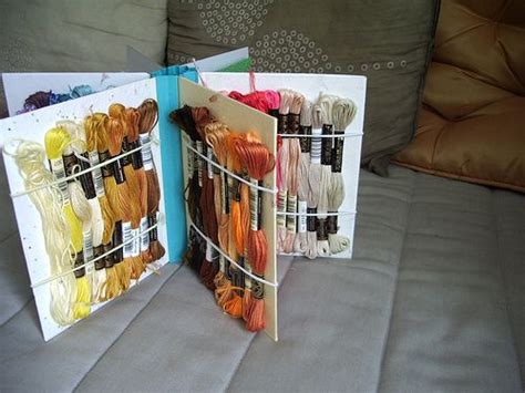 Flickrp8297st Embroidery Floss Organizer A Book I Made