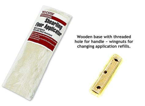 Buy The Wooster 0rr4120100 Shearling Floor Applicator ~ 10 With 12 Nap Hardware World