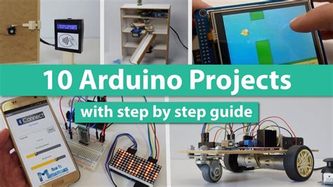 10 Arduino Projects With Diy Step By Step Tutorials Youtube