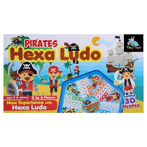 Buy Toytub Pirates Hexa Ludo With 3d Pirates Online At Low Prices In