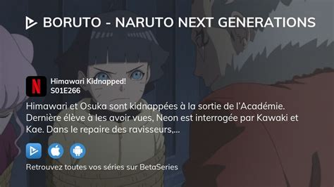 Regarder Boruto Naruto Next Generations Saison 1 épisode 266 En