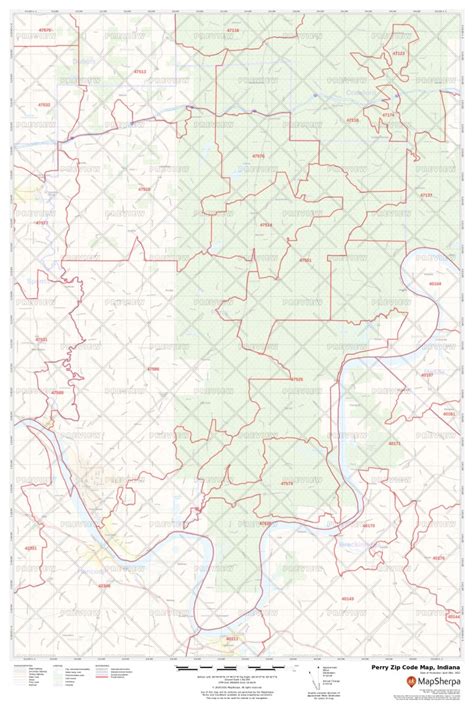 Perry Zip Code Map Indiana Perry County Zip Codes