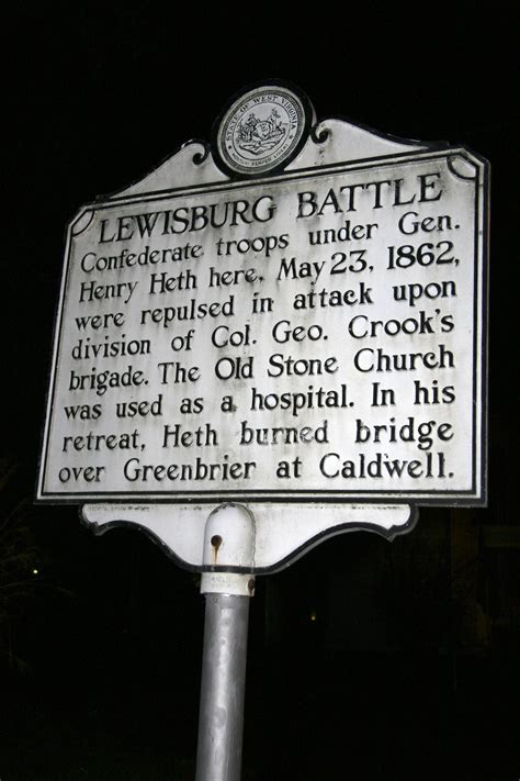 Wv 009 Lewisburg Battle