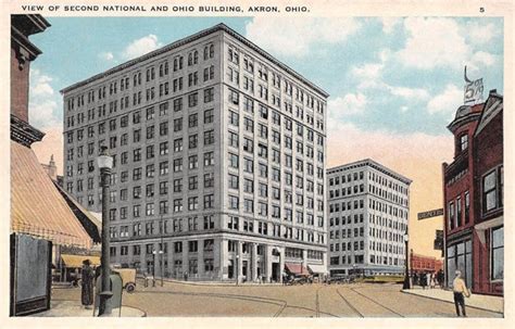 Second National Bank Akron Postcards