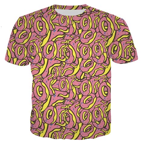 Plstar Cosmos Drop Shipping 2019 New Fashion Summer 3d T Shirt Cartoon Odd Future Donut Food