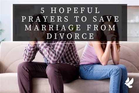 5 Hopeful Prayers To Save Marriage From Divorce Grace And Prayers