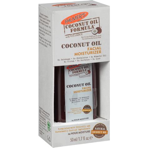 Coconut oil have been considered excellent to work for hyper pigmentation and post pregnancy pigmentation on skin. Palmer's Coconut Oil Facial Moisturizer, 1.7 oz - Walmart ...