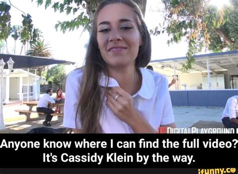 Cassidy Klein S Instagram Twitter And Facebook On Idcrawl