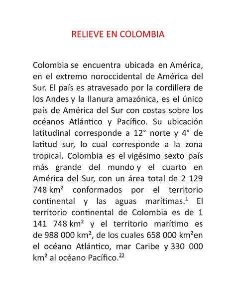 Calaméo Relieve De Colombia