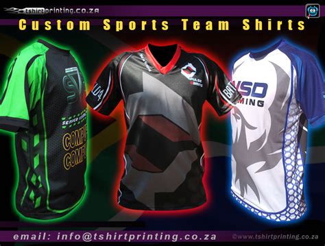 Custom Sports Team Shirts T Shirt Printing Solutions