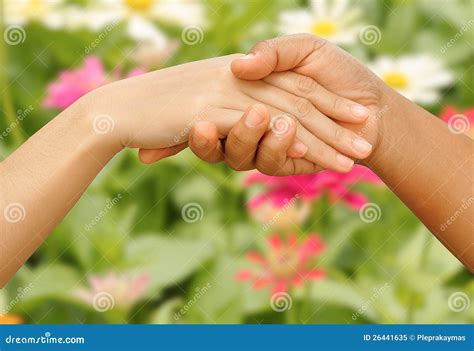 Man And Woman Romantic Couple Holding Hands Royalty Free Stock Photo