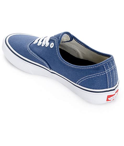 Vans Authentic Pro 50th Navy And White Skate Shoes Zumiez