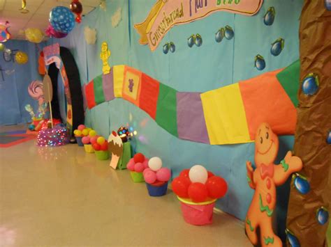Candy Land Hall Decorations | Candyland decorations, Candy land theme, School dance decorations