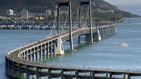 Cross Sea Bridge In Dalian Opens To Traffic Cn