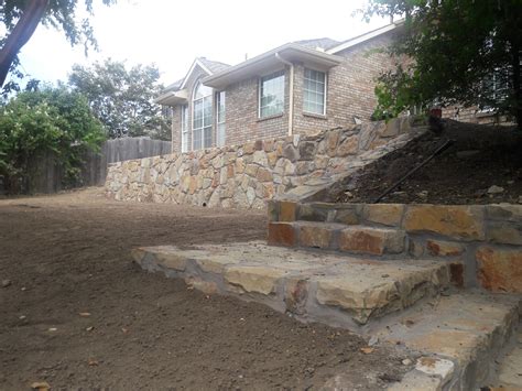 Retaining Wall Stairs | JCL Landscaping, Dallas Texas