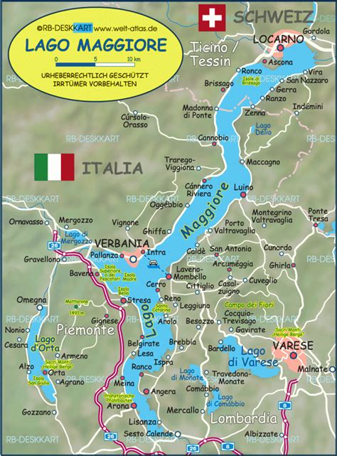 Lake Maggiore Lago Maggiore Map Travel Holiday Vacations