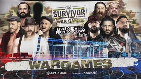Mens Wargames Match Announced For Wwe Survivor Series