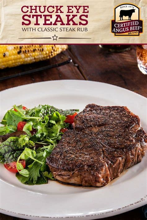 My family loves it and it is so easy. This recipe for Chuck Eye Steaks with Classic Steak Rub is ...