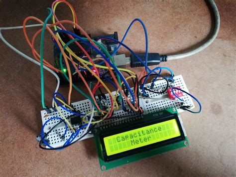 Arduino Capacitance Meter Project Engineering Projects