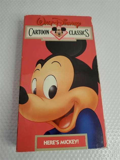 Walt Disney Cartoon Classics V 1 Heres Mickey VHS