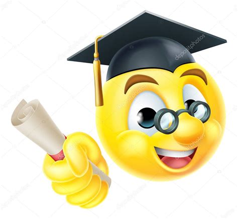 Graduado Graduación Emoji Emoticon 2023