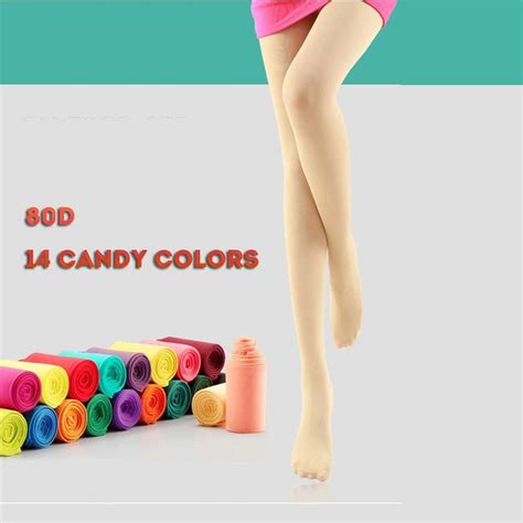 Tights Women Velvet Candy Color Pantyhose Girls Cute Lovely Hearts 80d Stockings Female Seamless