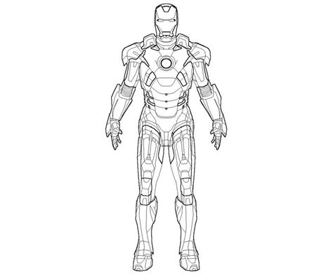 Detail Gambar Mewarnai Iron Man Koleksi Nomer 28