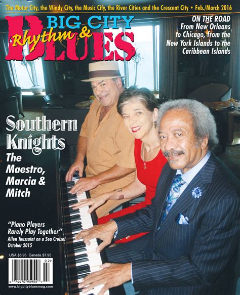 Big City Blues Magazine Cover Story Mitch Woods And His