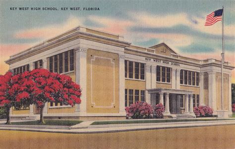 Postcards Of Old Key West Key West High School